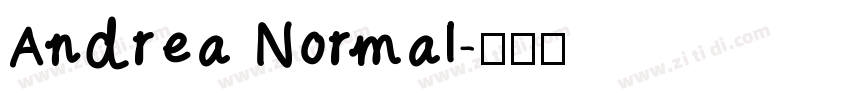Andrea Normal字体转换